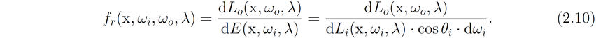 Bidirectional Reflectance Function