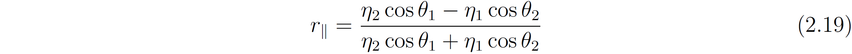 Reflectance Parallel Component