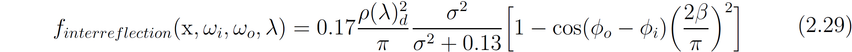 Inter-Reflections Formula